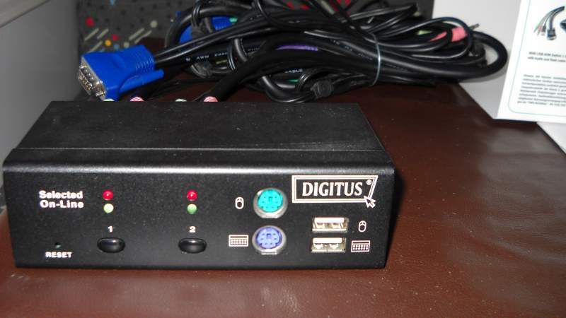 Switch kvm 2 pc "Dig