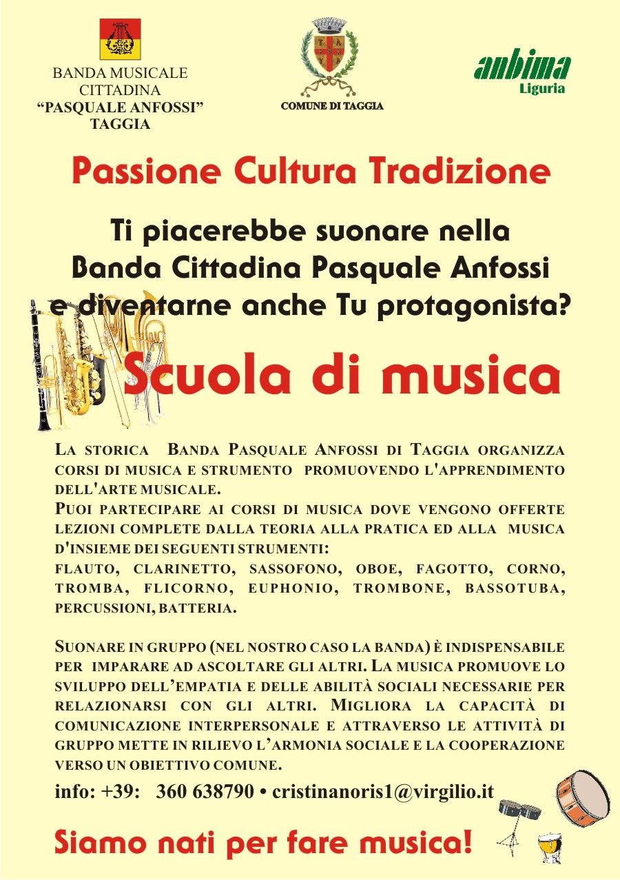 TAGGIA Banda Musicale Pasquale Anfossi di  Corsi d