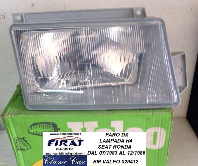 Faro seat ronda 83 - 86 a